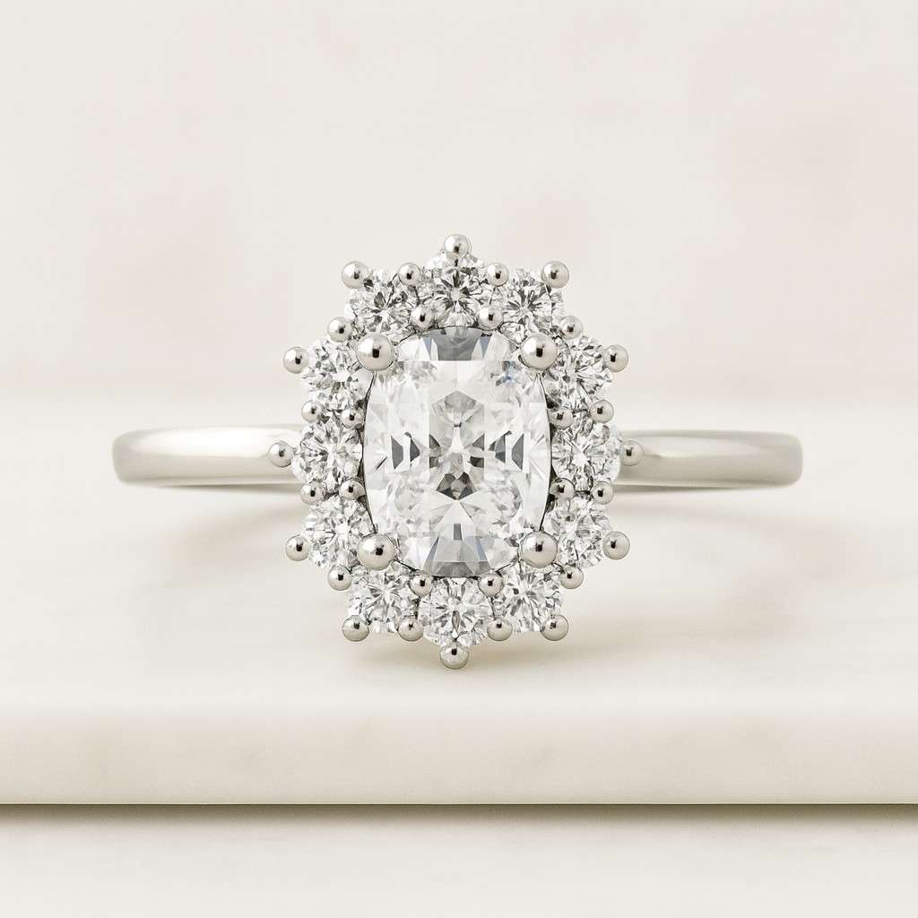 Bridal Rings for Her Matching Wedding Band 1.50 CT Oval Diamond Ring