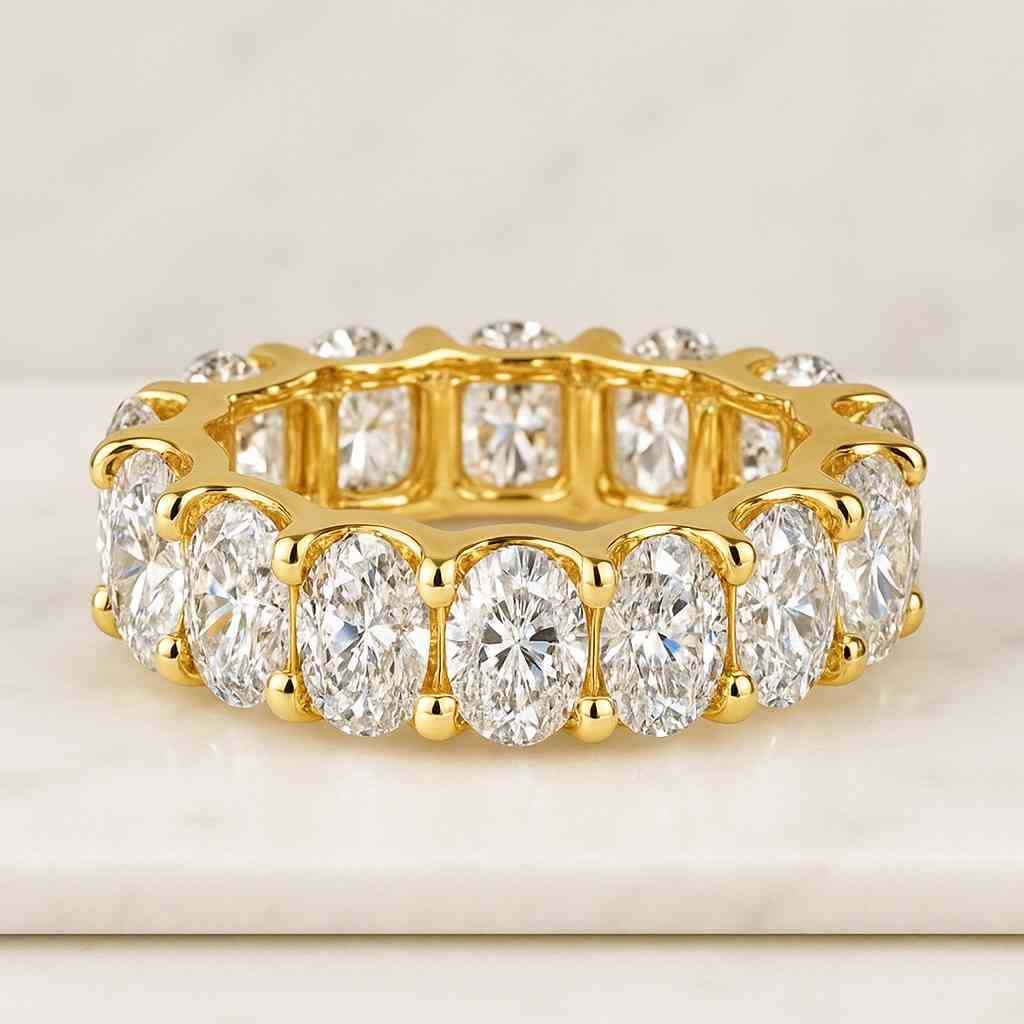 Bridal Ring Stacking Rose Gold Ring Oval Cut Lab Diamond Engagement Band Womens 925 Sterling Silver Wedding Band