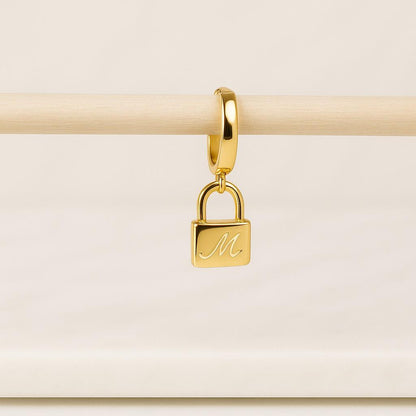 Bridesmaid gift Birthday Gift Custom Gold Earrings For Womens , Dainty 14k Solid Gold Initial Hoop Earrings