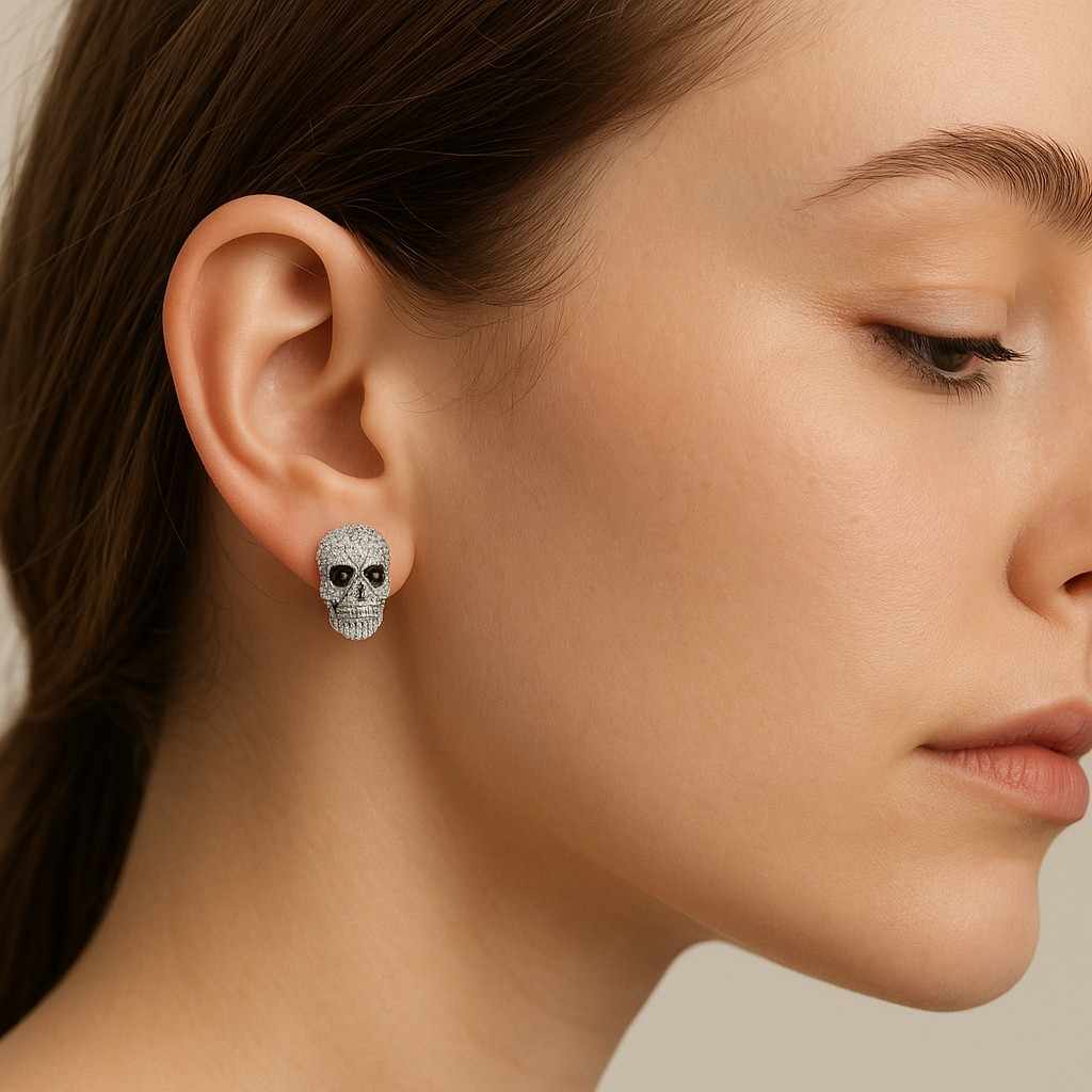 Brilliant Round Cut Lab-Grown Diamond Stud Earrings for Her, Round Stud Earrings, Wedding Earrings