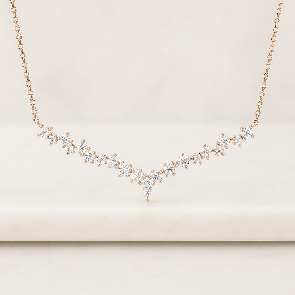 Brilliant Round Cut Simulated Diamond Center Stone