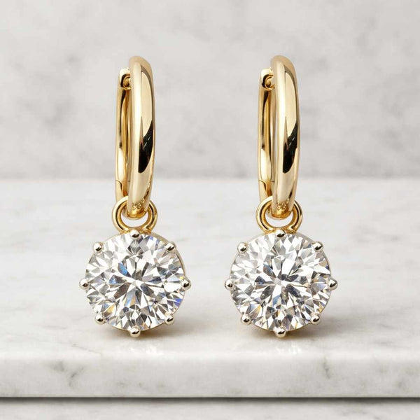CVD Diamond Earrings