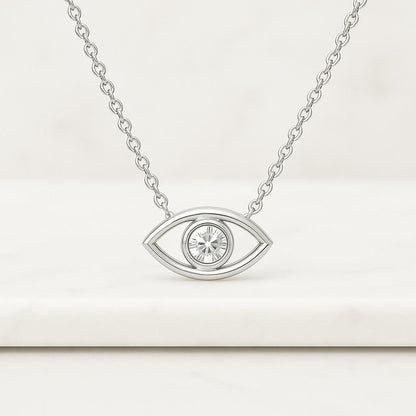 CVD Diamond Prong Set Pendant Good Luck Pendant Gift For Her