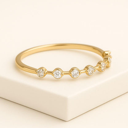 CVD Diamond Solitaire Ring For Wedding Gift