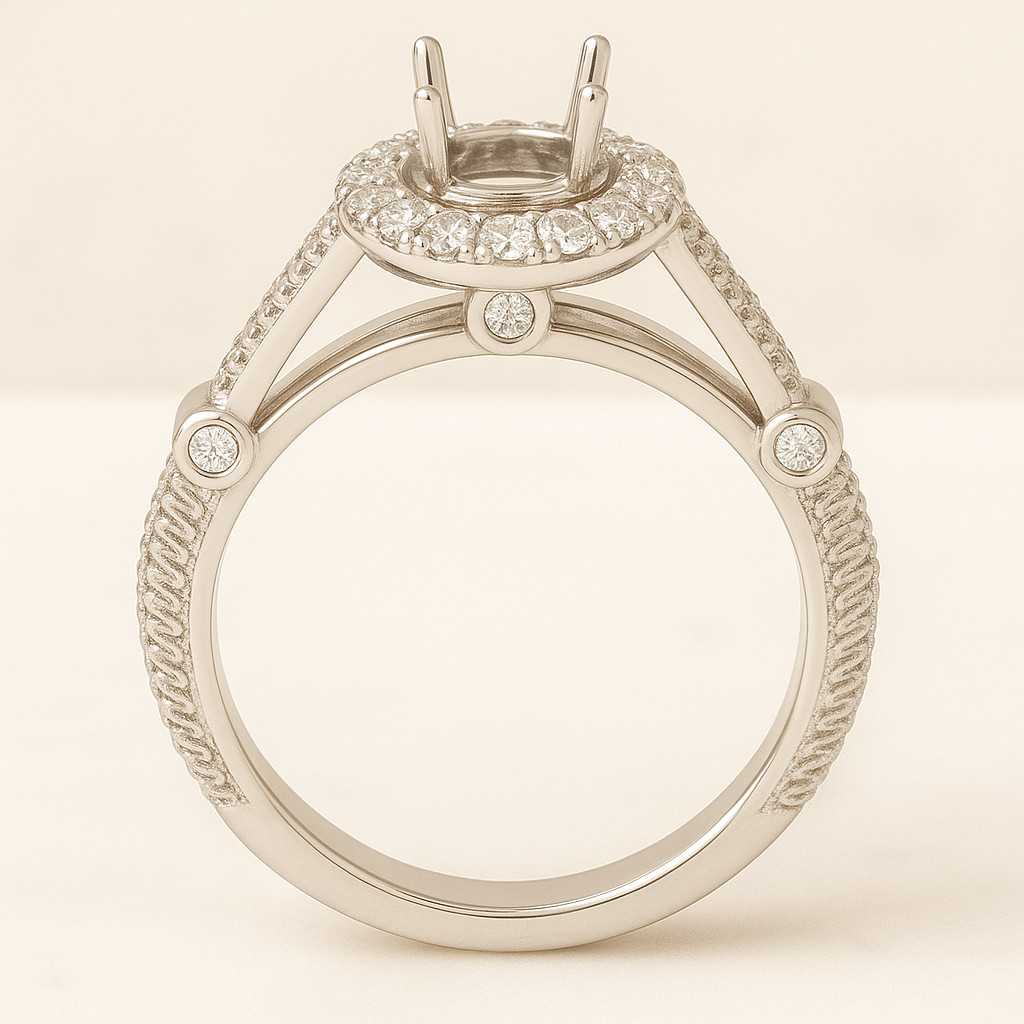 CVD Diamond Wedding Ring Personalized Gifts