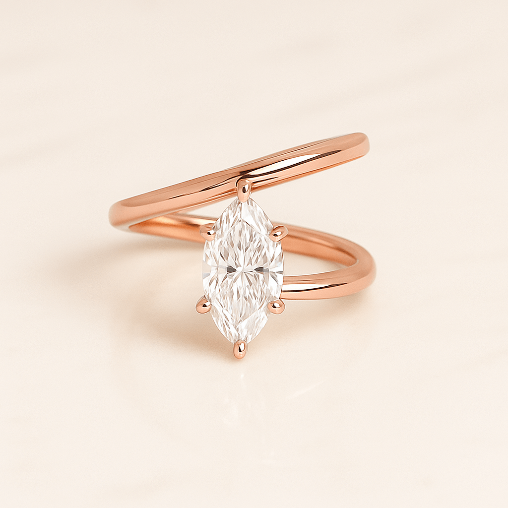 Lab Grown Diamond Band, Open Cuff Matching Wedding Band, Six Stone Bezel Set Cuff Ring, Open Gap Engagement Ring, Lab Grown Diamond Band