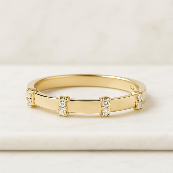 Certified Diamond Wedding Ring, Anniversary Gift