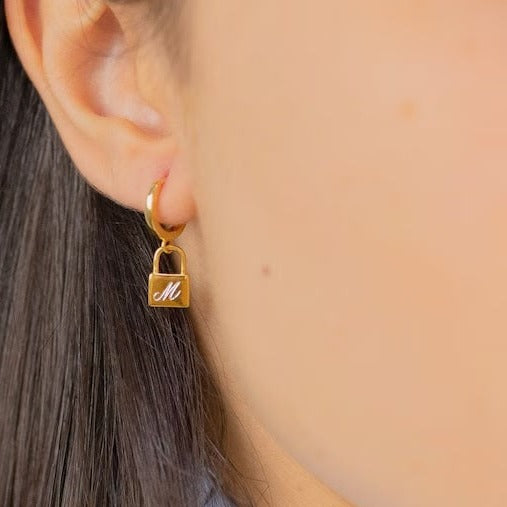 Charm Dangle Hoop Earring