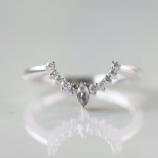 Chevron Marquise Diamond Band