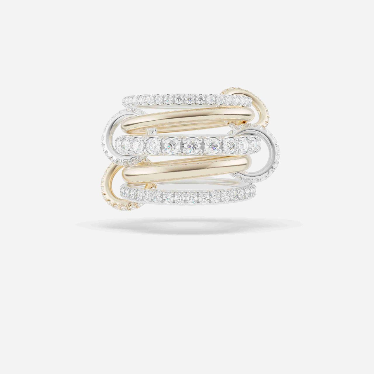 Chunky Gold Ring Eternity Statement Ring
