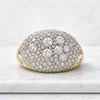 18k Yellow Gold Ring for Women Lab Grown Diamond Jewelry