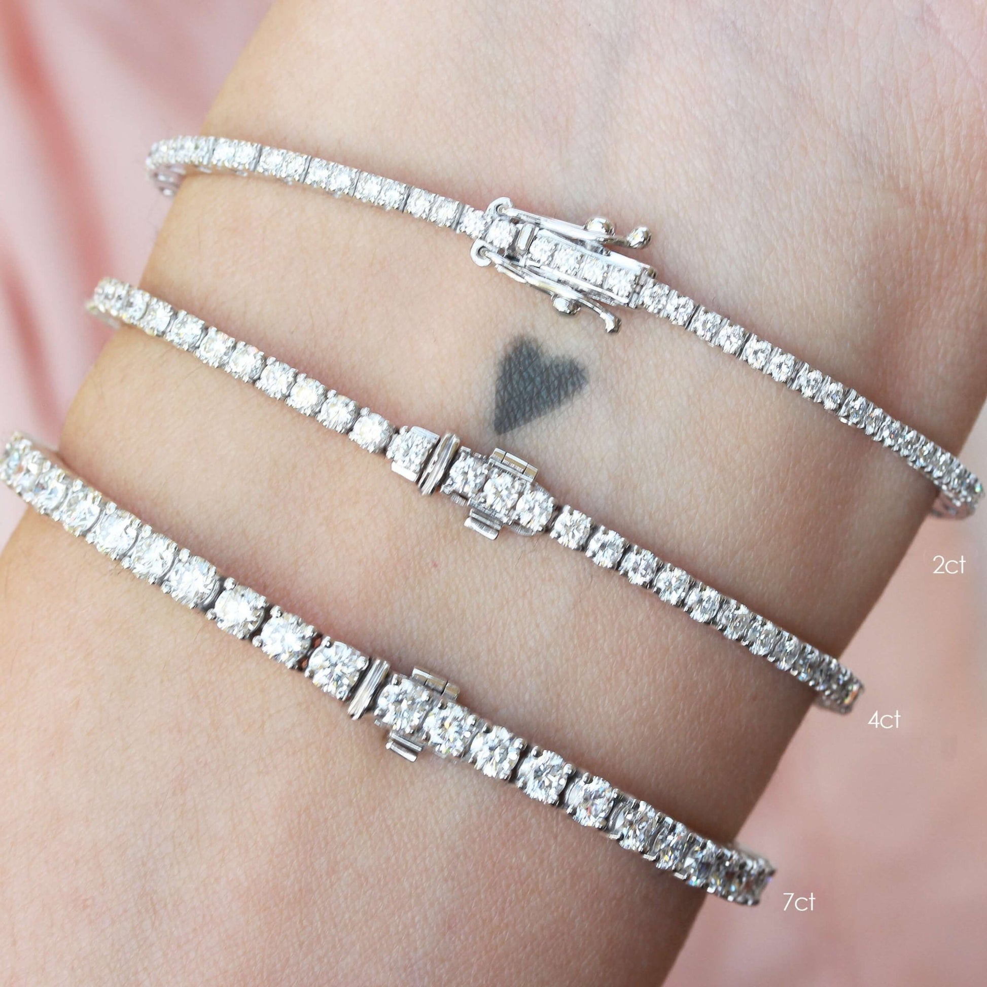 Classic Diamond Tennis Bracelet, Gifts for Sister