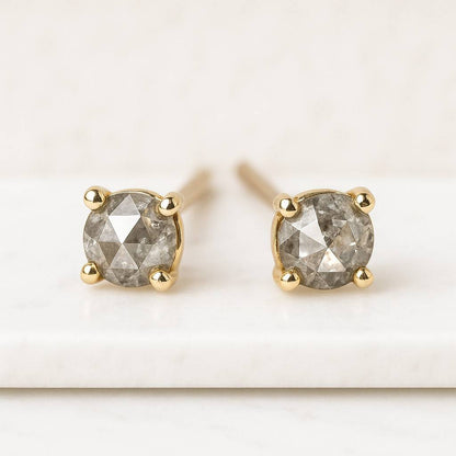 Classic Men's Earrings, Silver Square Stud Earrings For Men, Simple CZ Earrings, Men's Jewelry, Men's Gift, Gift For Boyfriend Husband Him