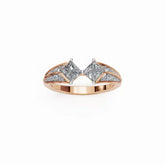 Classic Round Cut DF 1ct Moissanite Engagement Ring