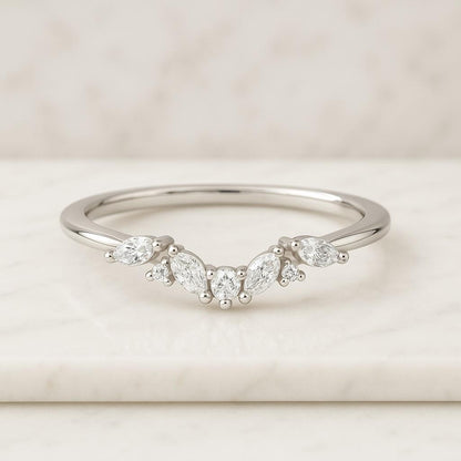 Classic Solitaire Emerald Cut Diamond Ring, Low Setting Lab Grown Diamond Engagement Ring, Anniversary Gift for Her
