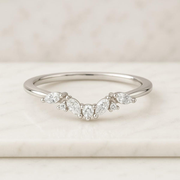 Classic Solitaire Emerald Cut Diamond Ring, Low Setting Lab Grown Diamond Engagement Ring, Anniversary Gift for Her
