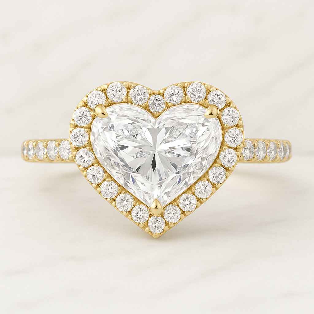 claw prong set hand made diamond promise ring 14k solid gold engagement ring gift for love