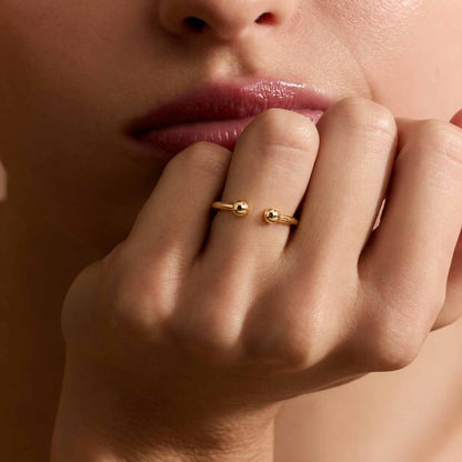 Claw Ring, 14K Solid Gold Open Claw Ring, Open Wedding Band for Women, Gold Spacer Ring, Open Cuff Ring for Solitaire Stack

