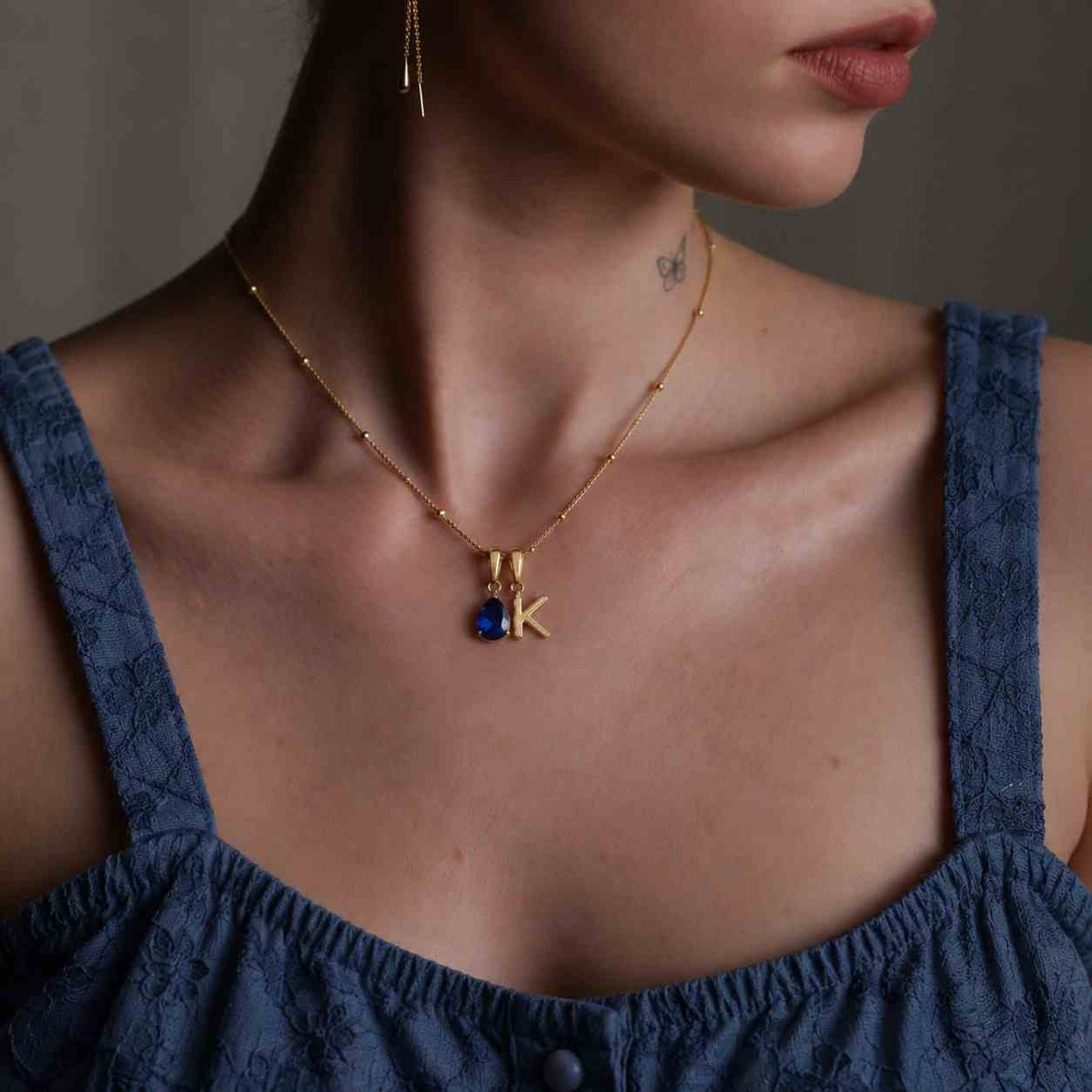 clover lab diamond necklace 14k solid gold necklace dainty diamond pendant round cut lab grown diamond necklace unique pendant everyday wear
