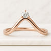 Round Salt And Pepper Diamond Engagement Ring
