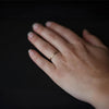 2MM Simple Smooth Thin Plain Gold Wedding Band For Mom
