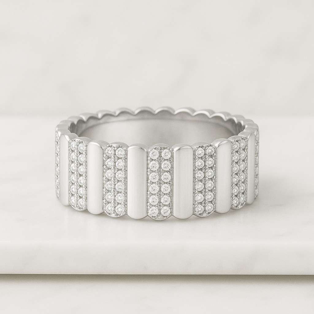 Comfort Fit Wedding Band Mens Solid Gold Band Brush Finish Wedding Band