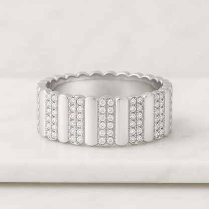 Comfort Fit Wedding Band Mens Solid Gold Band Brush Finish Wedding Band