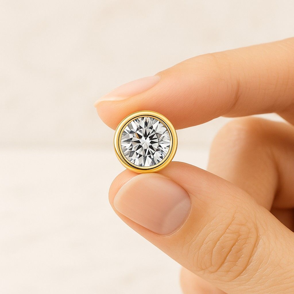 Conflict Free Diamond Earrings For Wedding Gift Studs for Her