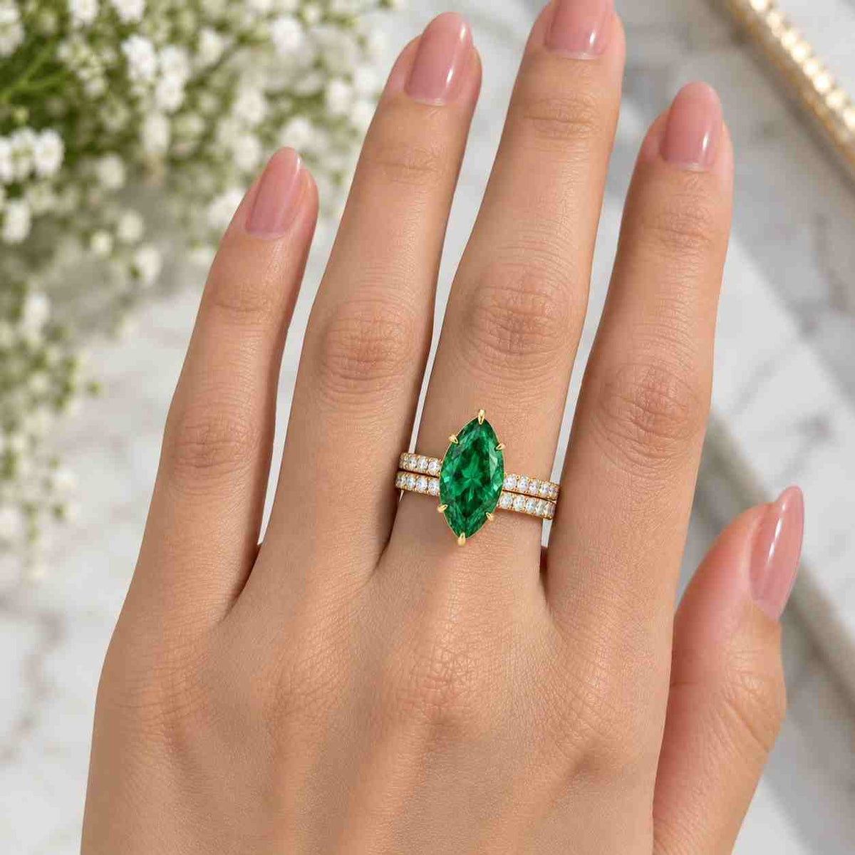 conflict free diamond statement ring, 14k yellow gold ring