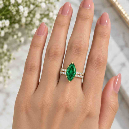 Conflict Free Diamond Statement Ring, 14K Yellow Gold Ring
