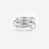 18K Gold Link Connected Ring