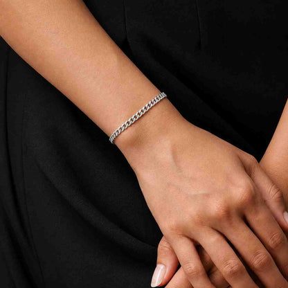 14K Gold Cuban Chain Bracelet , Cuban Link Bracelet , Bracelet For Him , Gold Cuban Chain Bracelet , Gold Bracelet , Gift For Her,Mom Gifts