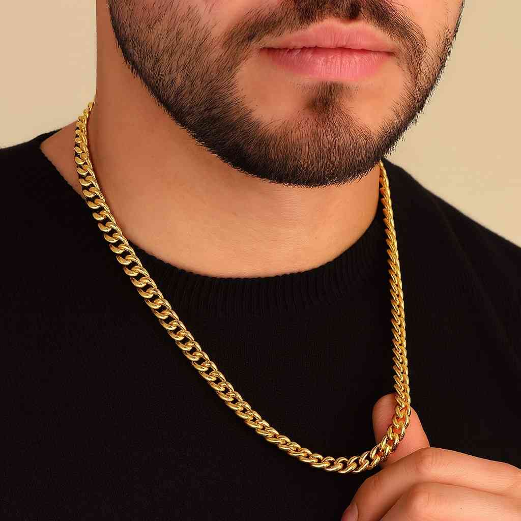 Cuban Link Bracelet Curb Chain Bracelet Curb Cuban Gold Necklace Real 10kt Gold Chain