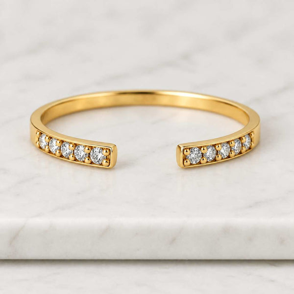 Curved Salt and Pepper Diamond Wedding Band Half Eternity Thin 14K 18K Gold Platinum Gradient Ombre White Gray Black Vintage Ring Stacking 