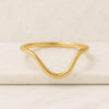 14k Solid Gold Minimalist Wedding Band