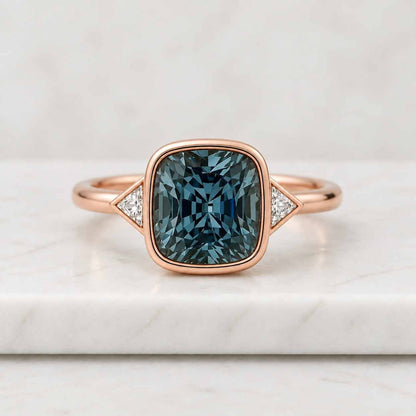 Cushion Cut Diamond Ring, Engagement Ring, Solitaire Ring, Pave Set Cushion Cut Wedding Ring, 2CT Diamond Ring, Simple Engagement Ring