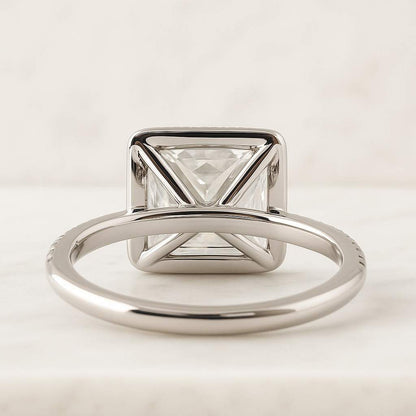 Cushion Diamond Engagement Ring Solitaire Cushion Anniversary Ring 4 Claw Prong Set