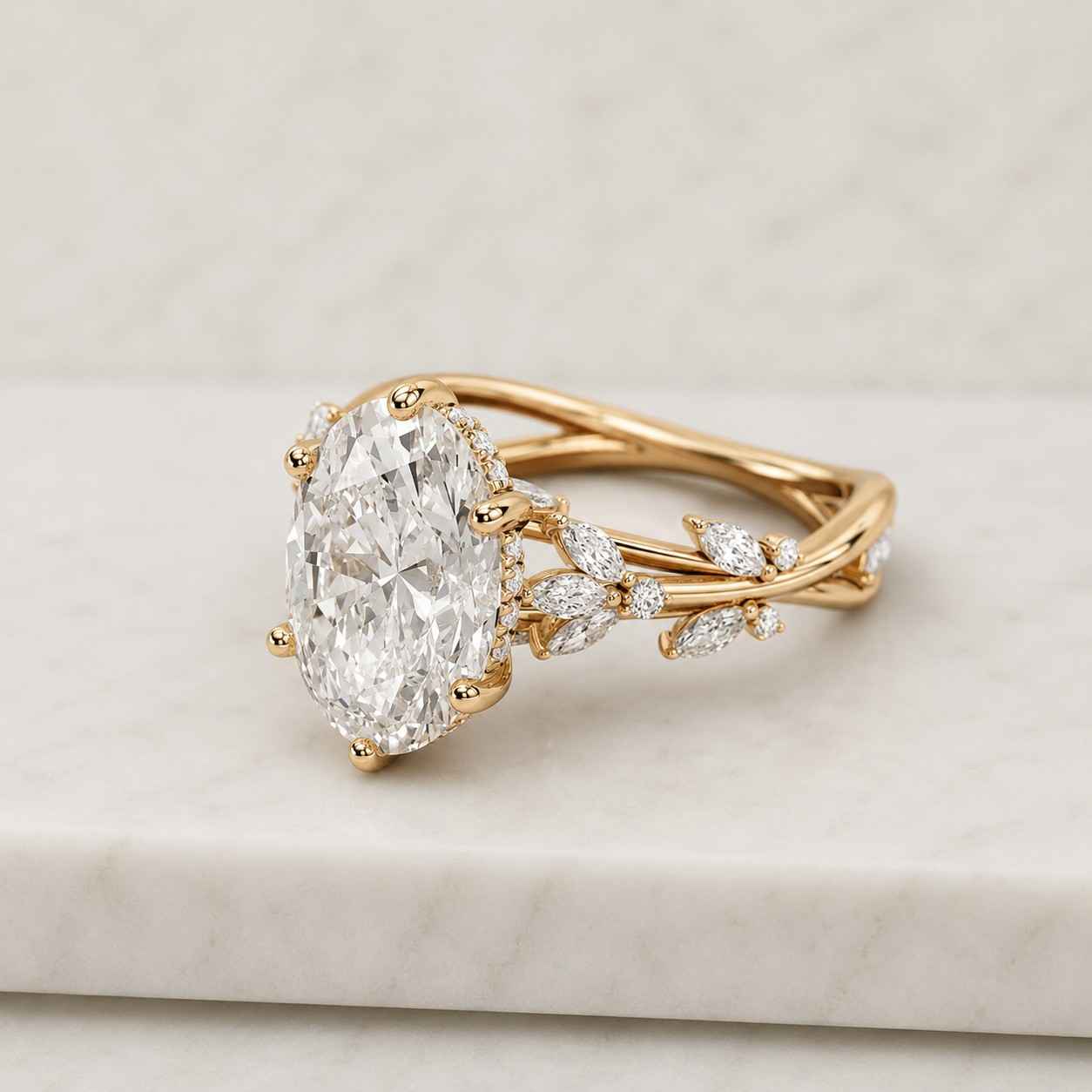 Cushion Lab Grown E,VVS2, IGI Certified Diamond Engagement Ring, 2mm Band Ring, Solitaire Cushion Ring for Her Anniversary Gift