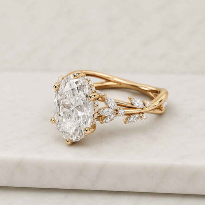 Cushion Lab Grown E,VVS2, IGI Certified Diamond Engagement Ring, 2mm Band Ring, Solitaire Cushion Ring for Her Anniversary Gift