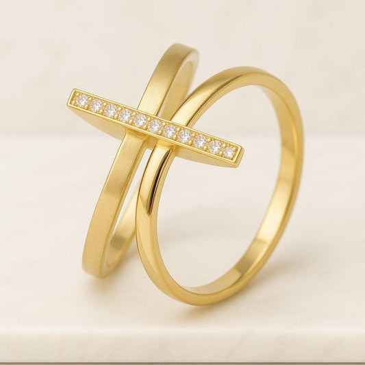 Cushion Rose Cut Diamond Ring Genuine Lab Grown Diamond Engagement Ring Open Gallary & Pave Setting Anniversary Ring Handmade DiamodnsbyUK
