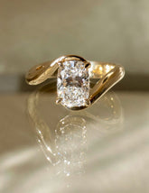 Cushion cut bypass ring