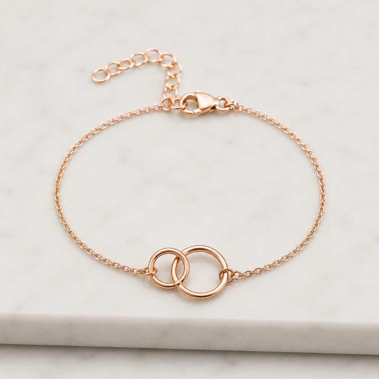 custom circle name bracelet, eternity linked, 2 ring bracelet, custom couple bracelets, interlocking circle bracelet, christmas gift for her