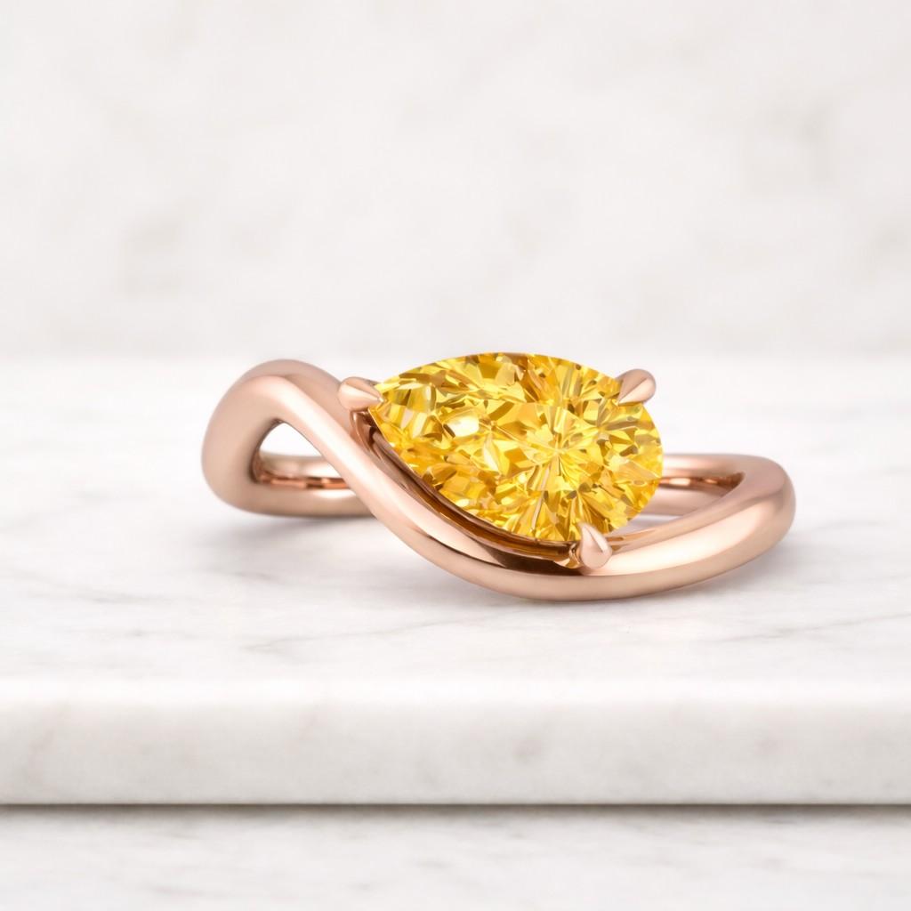 custom curved wedding band 