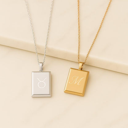 Custom Diamond Name Necklace Gold Plated Sterling Silver Pendant