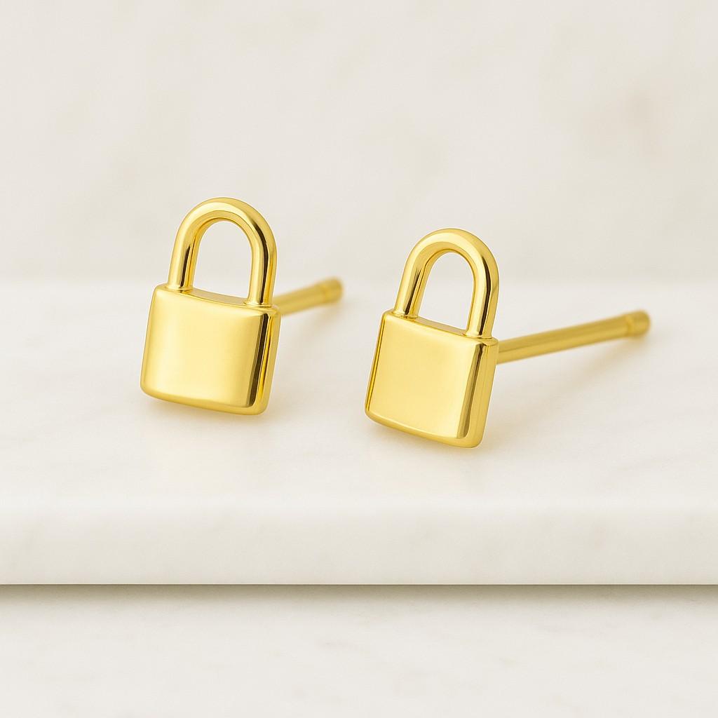 Custom Name Earrings Minimalist Name Studs Gold Silver Rose Gold