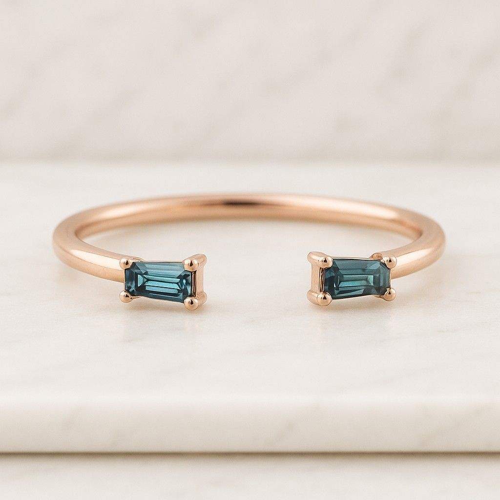 Custom Open Gap Marquise Wedding Band Open Wedding Band Womens Cuff Stacking Ring Matching Band Wrap Ring Custom Marquise Enhancer Ring Gift