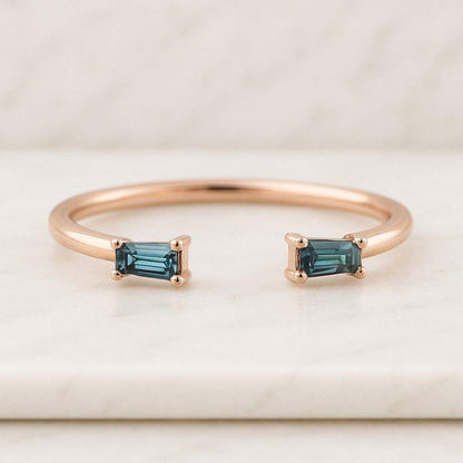 Custom Open Gap Marquise Wedding Band Open Wedding Band Womens Cuff Stacking Ring Matching Band Wrap Ring Custom Marquise Enhancer Ring Gift