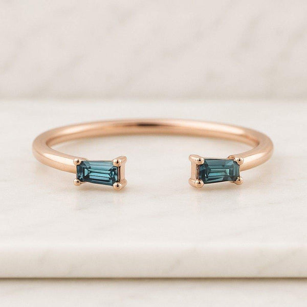 Custom Open Gap Marquise Wedding Band Open Wedding Band Womens Cuff Stacking Ring Matching Band Wrap Ring Custom Marquise Enhancer Ring Gift