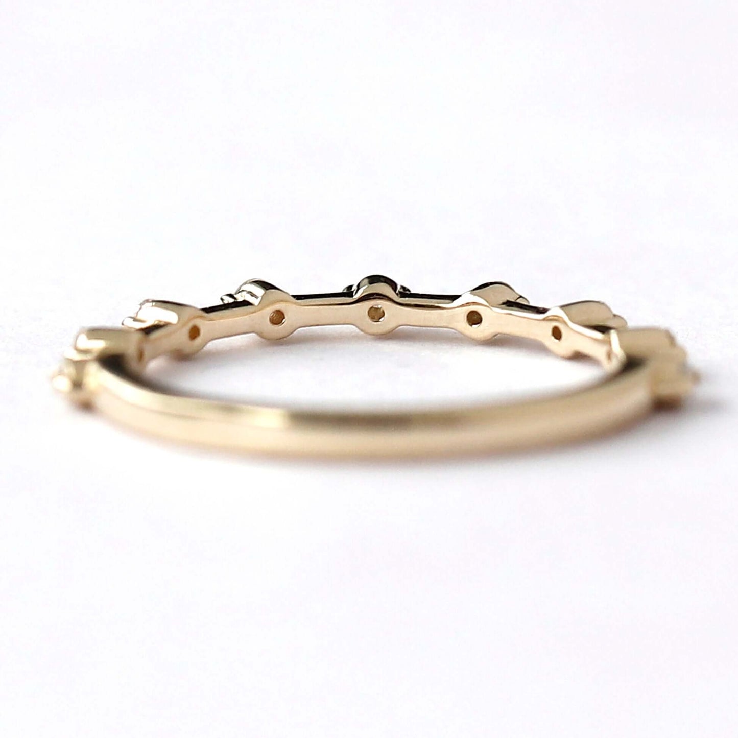 Custom Spacer Diamond Band