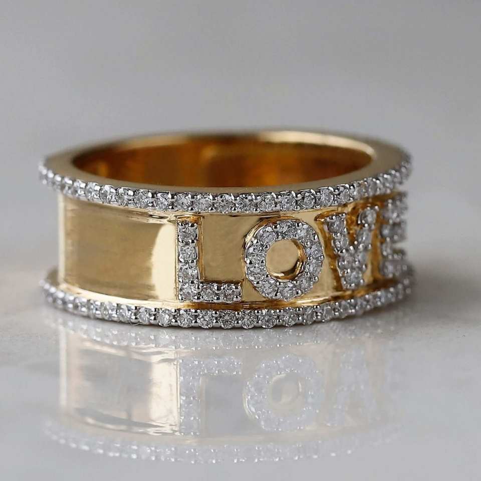 Customise Name Wedding Band